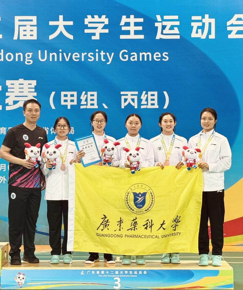 学校羽毛球女团在广东省第十二届大运会上取得…